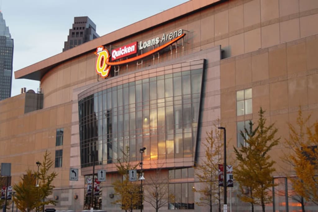 Short 5 minute walk to Quicken Loans Arena