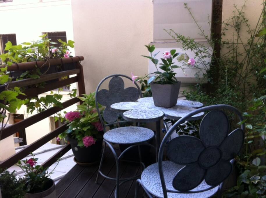 Terrasse exposée sud