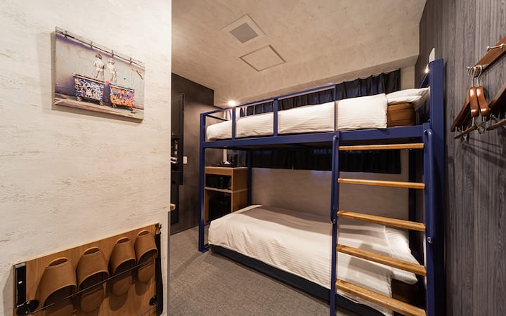 Wellstay難波ロフト付き二人部屋 Hotels A Louer A 大阪市浪速区元町 大阪府 Japon