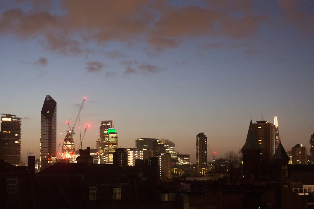 View from roof terrace