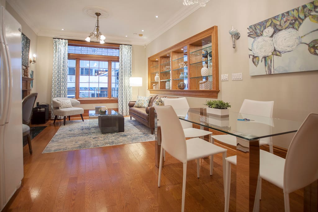 Gorgeous! High ceilings and hardwood floors throughout