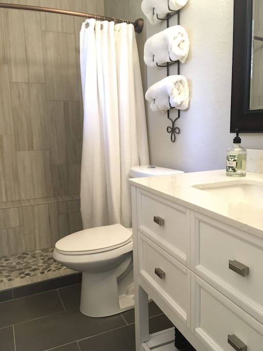 Newly remodeled bathroom