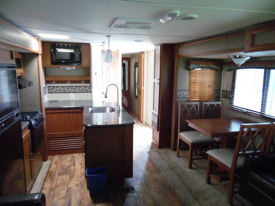 Kitchen and dining table