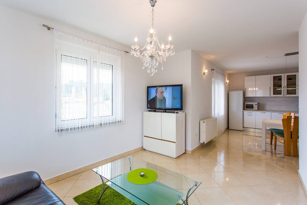 Living room with dinning area