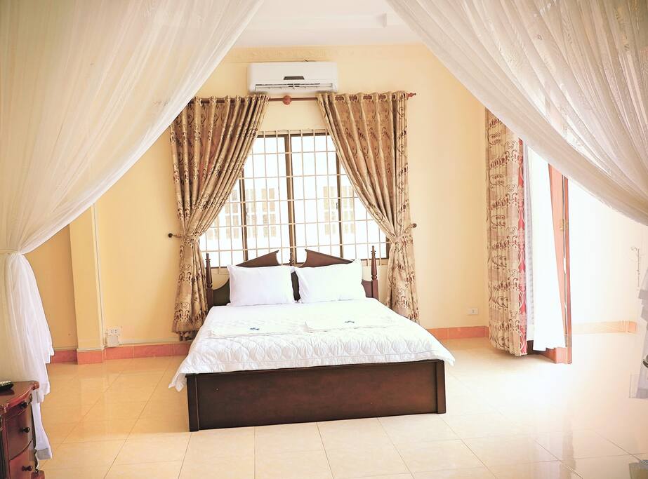 VIP room with 2 comfortable beds and a nice view airy balcony