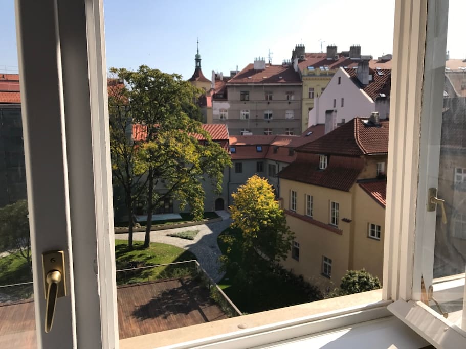 Beautiful View from kitchen and bedroom windows