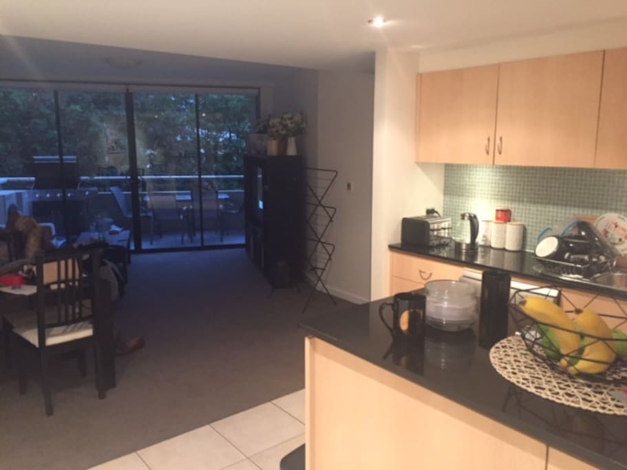 Open Kitchen & Living