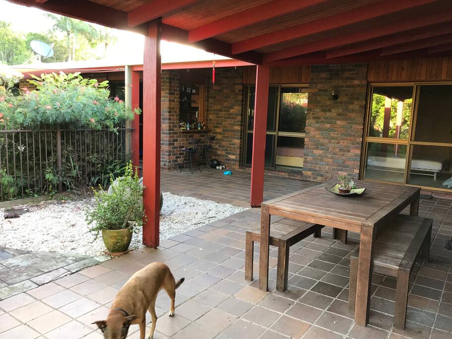 Outdoor undercover area