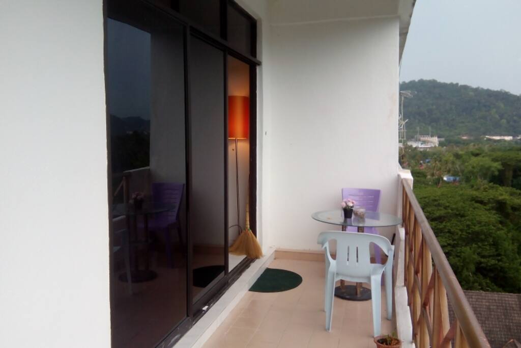 big balcony