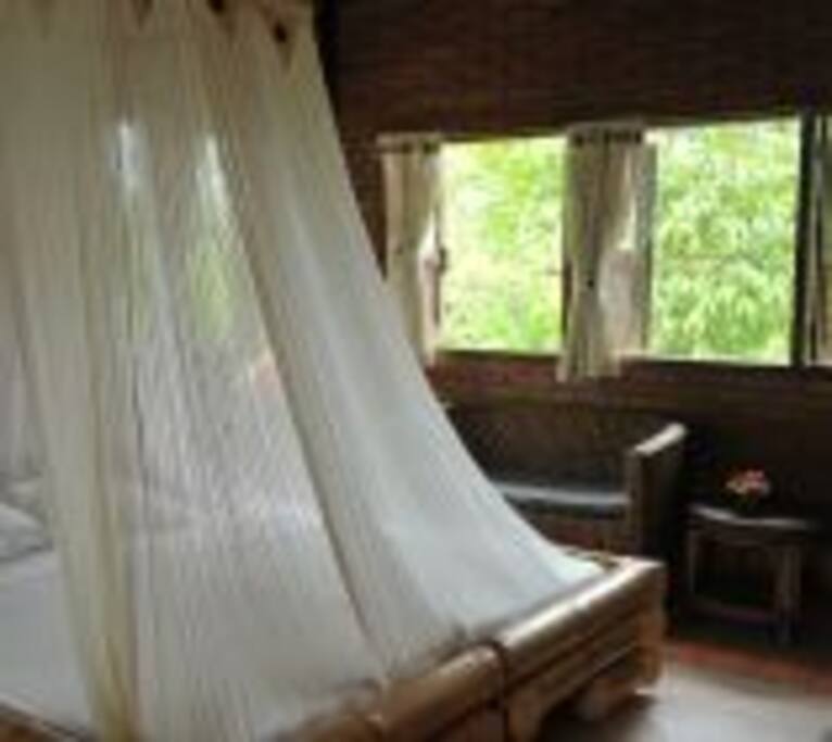 Room receives a nice breeze and beautiful view