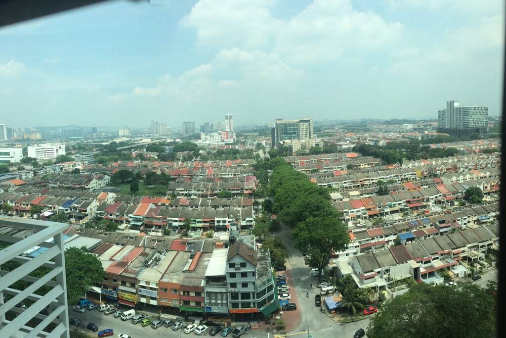 view from the living hall