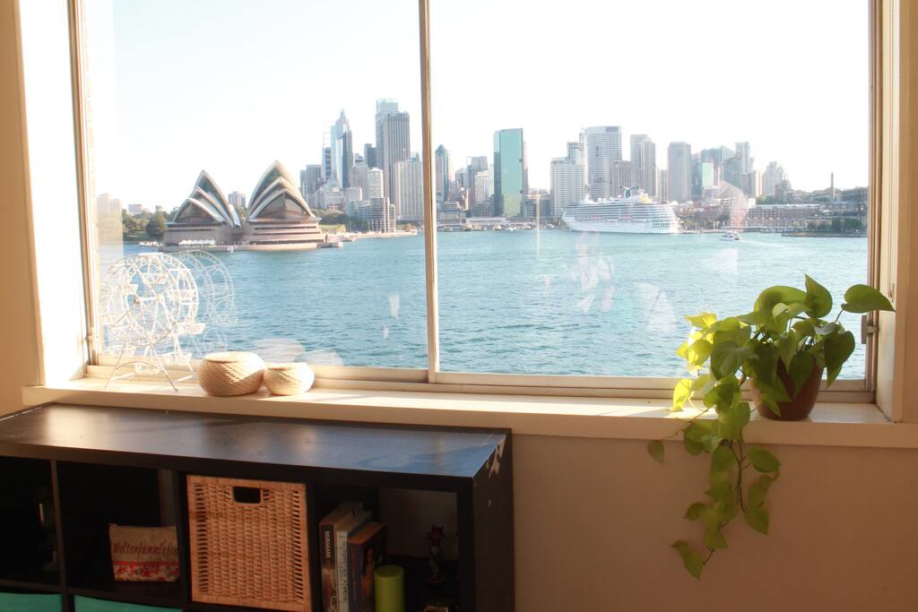Lounge room view.