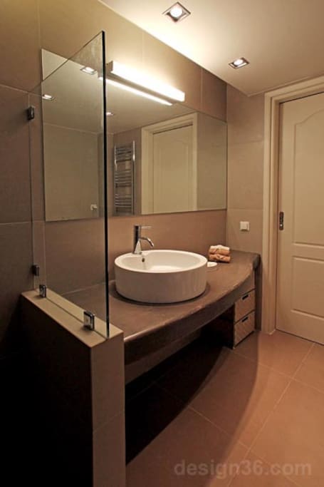 Master Bathroom with 2 showers
