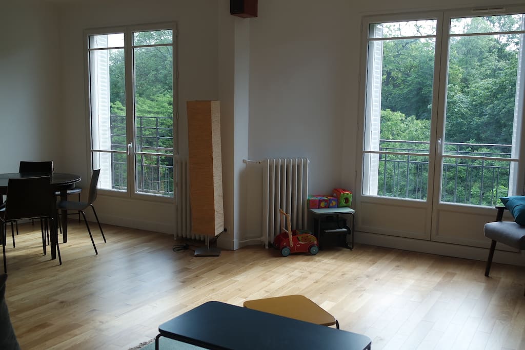 Living room & dining room's windows