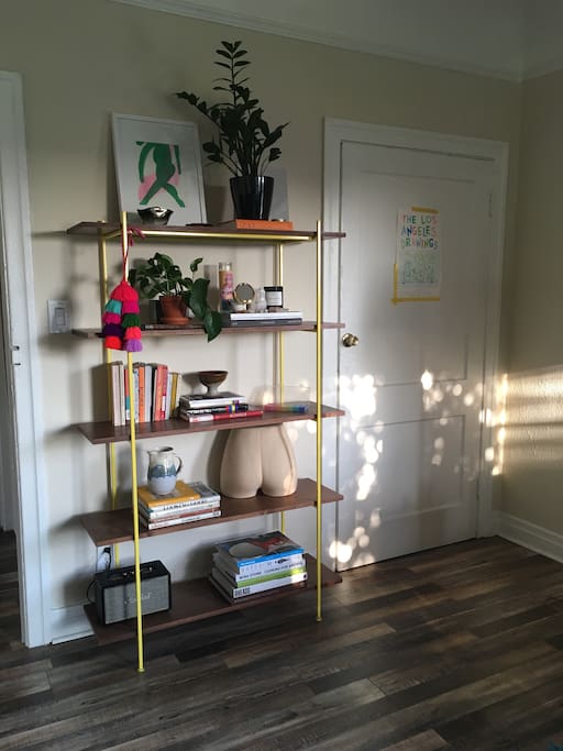 Living room bookshelf