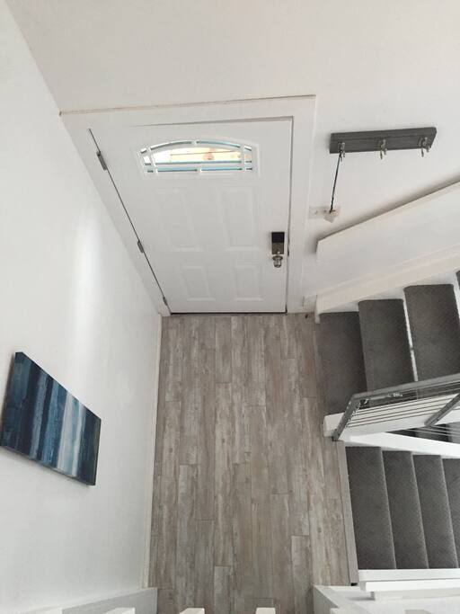 Front Entrance - Hanging Key card gives access to all private amenities.