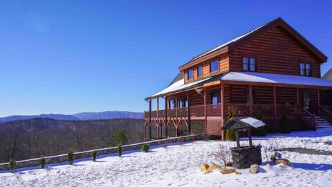 Top Rated Mountain Cabin- 6 rooms for large groups