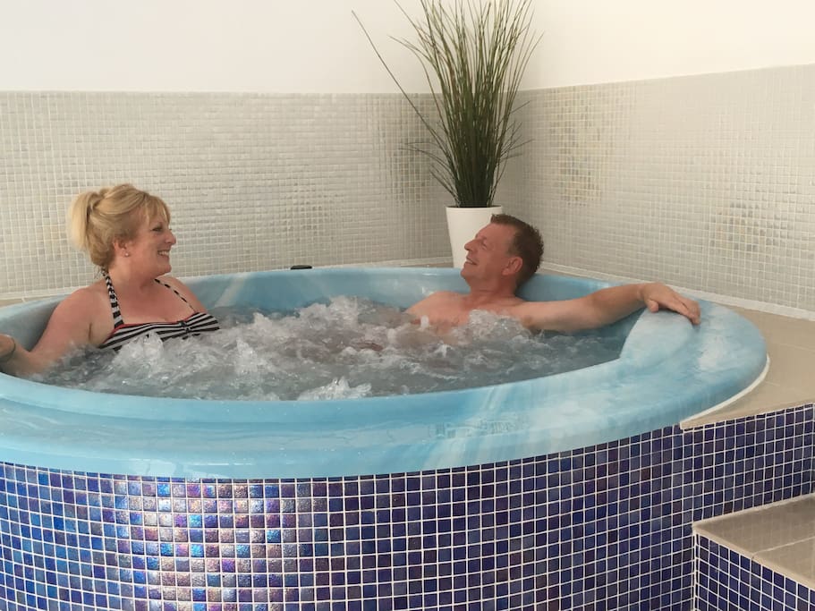 Enjoy the bubbles, relax and unwind