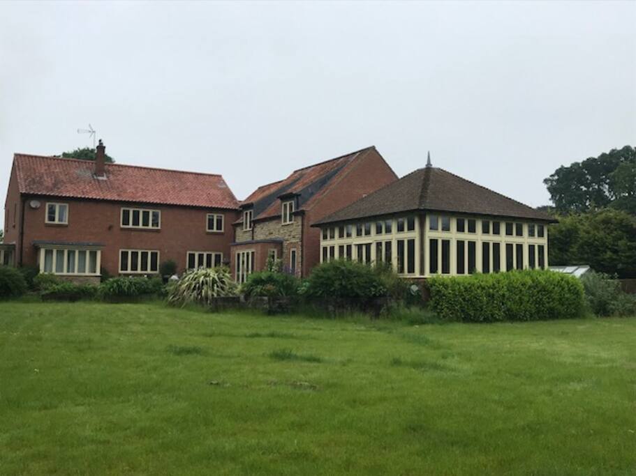 View of house from garden