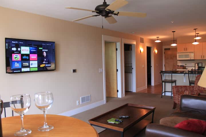 High-Top Wine Table looking into living Room.