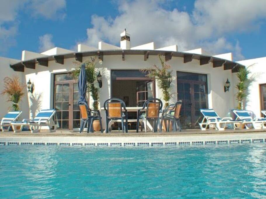 Main Pool Area Leading into Large Family room