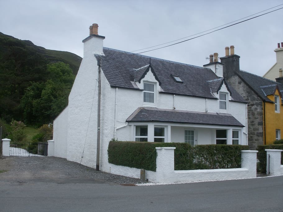 This picture shows the frontage of the cottage