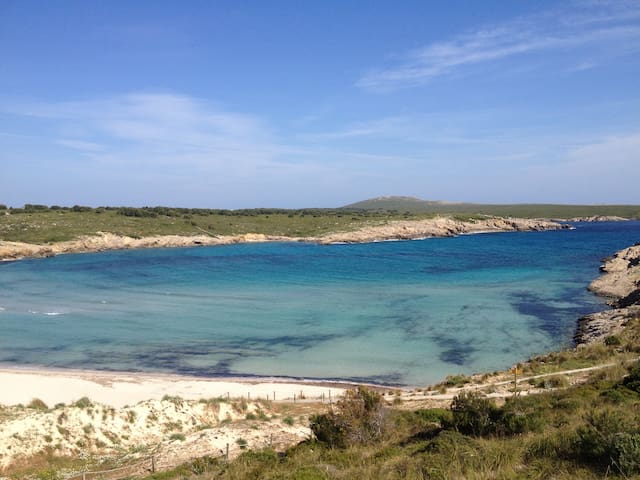 Duplex son parc in front of the sea. Best views