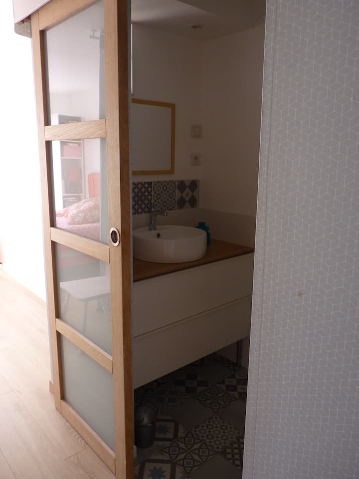 Dormitorio principal del baño