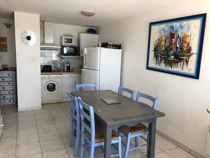 Appartement Rez De Jardin Face A La Mer - La Franqui