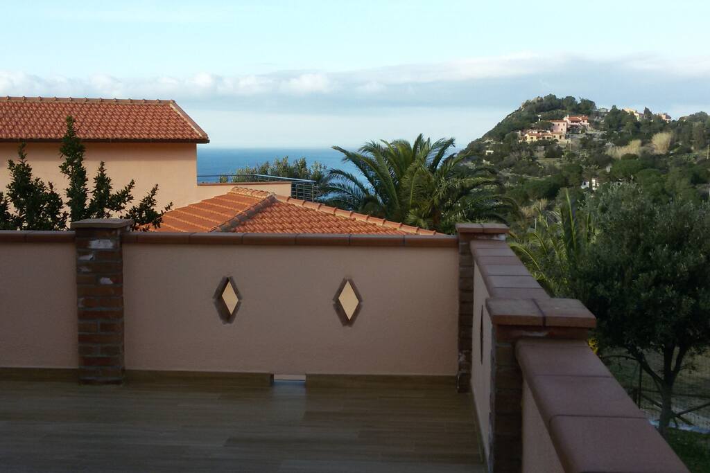 vista dalla terrazza