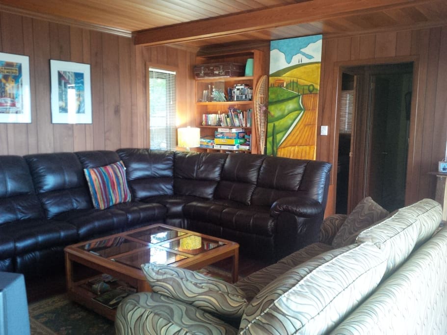 living room, plush sofas