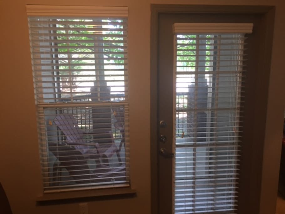 You'll have access to a great patio...with plenty of shade