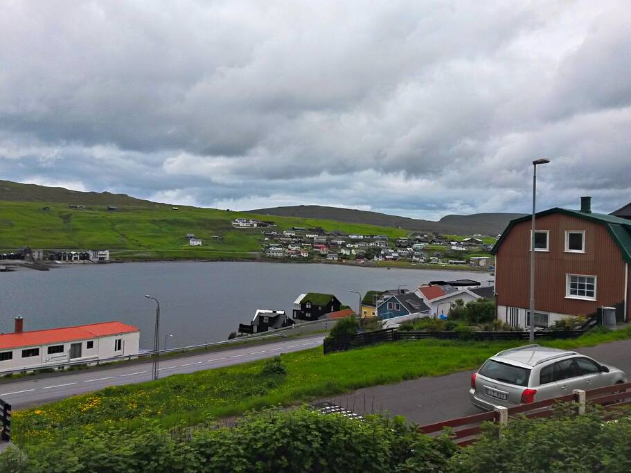 There is a good view of the town from the house