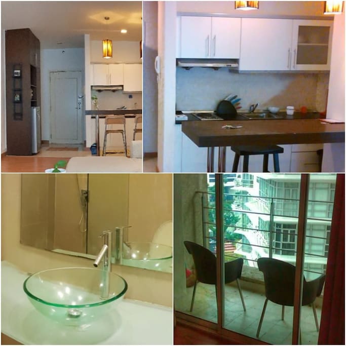 kitchenette, balcony, WC