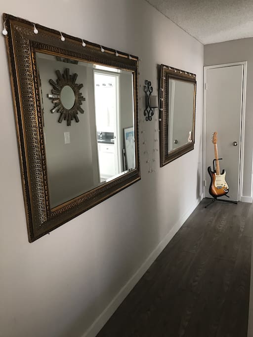 Hallway to bed/bath