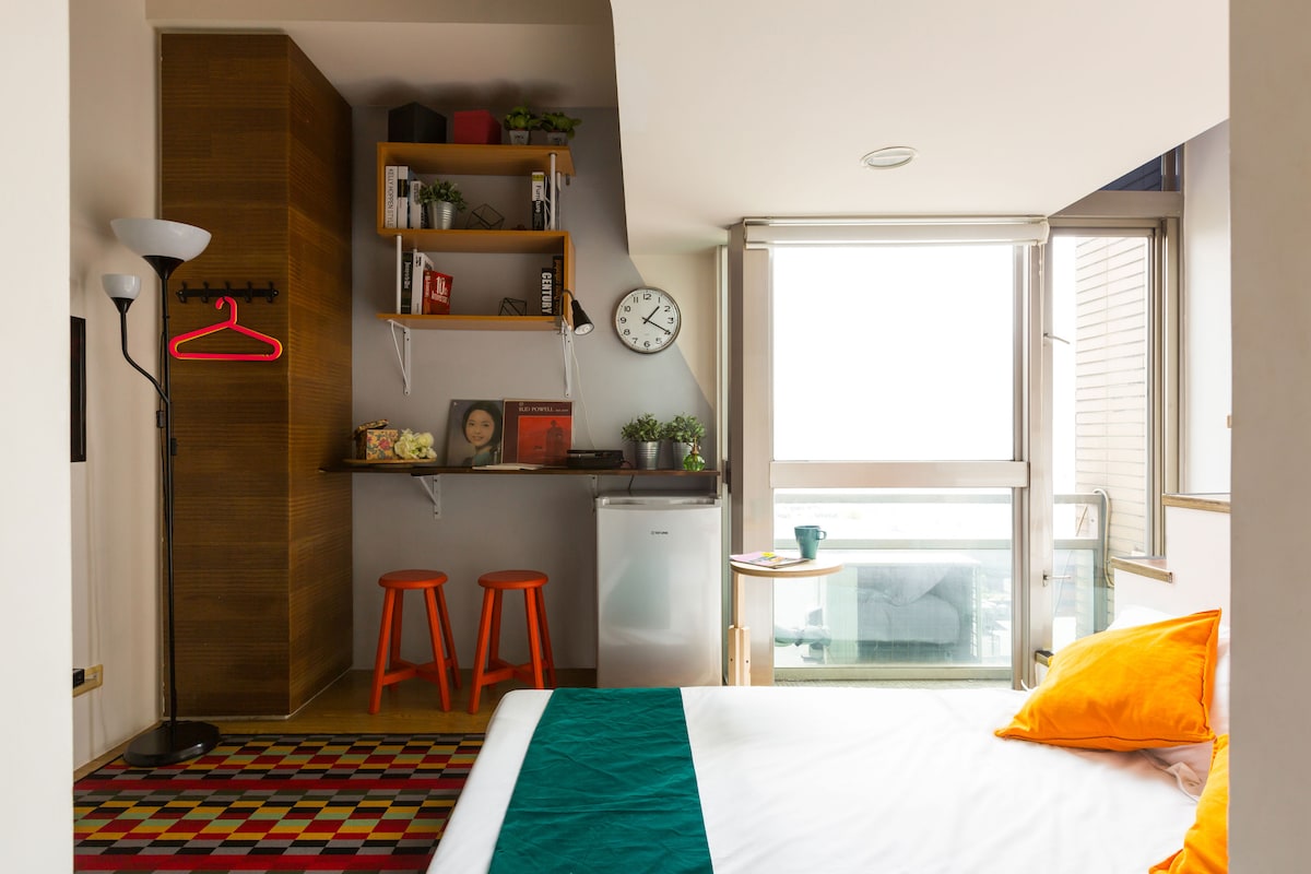 LIGHT @타이베이 시먼딩/타이베이 시먼/무료 와이파이/2인 - 萬華區의 로프트에서 살아보기, 台北市, 대만 - 에어비앤비