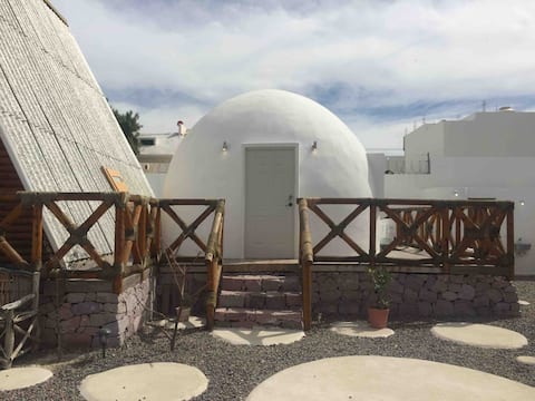 Iglú en el desierto