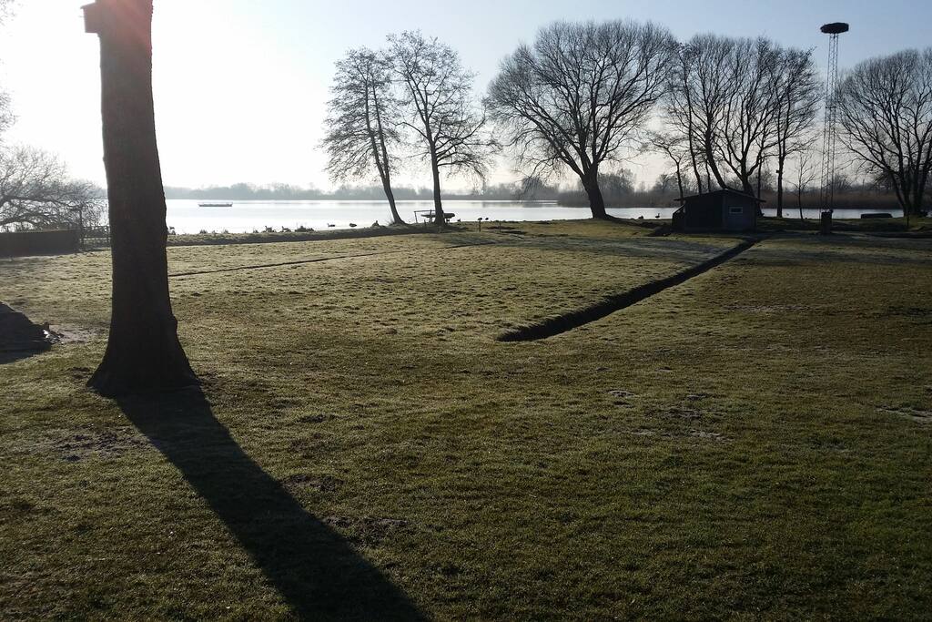 Blick aus dem Wohnzimmerfenster