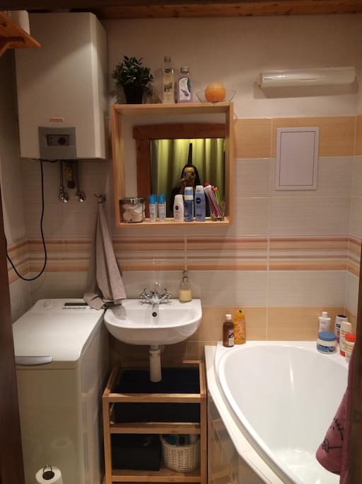 Bathroom combined with WC