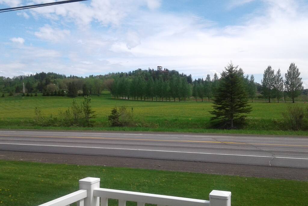 Vue de la Tour du Camp Musical en face de chez moi