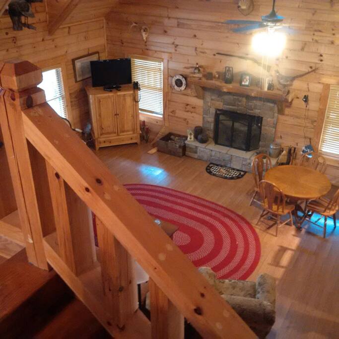Adams Cove- Ocoee River Cabin Rental- view from the hot tub