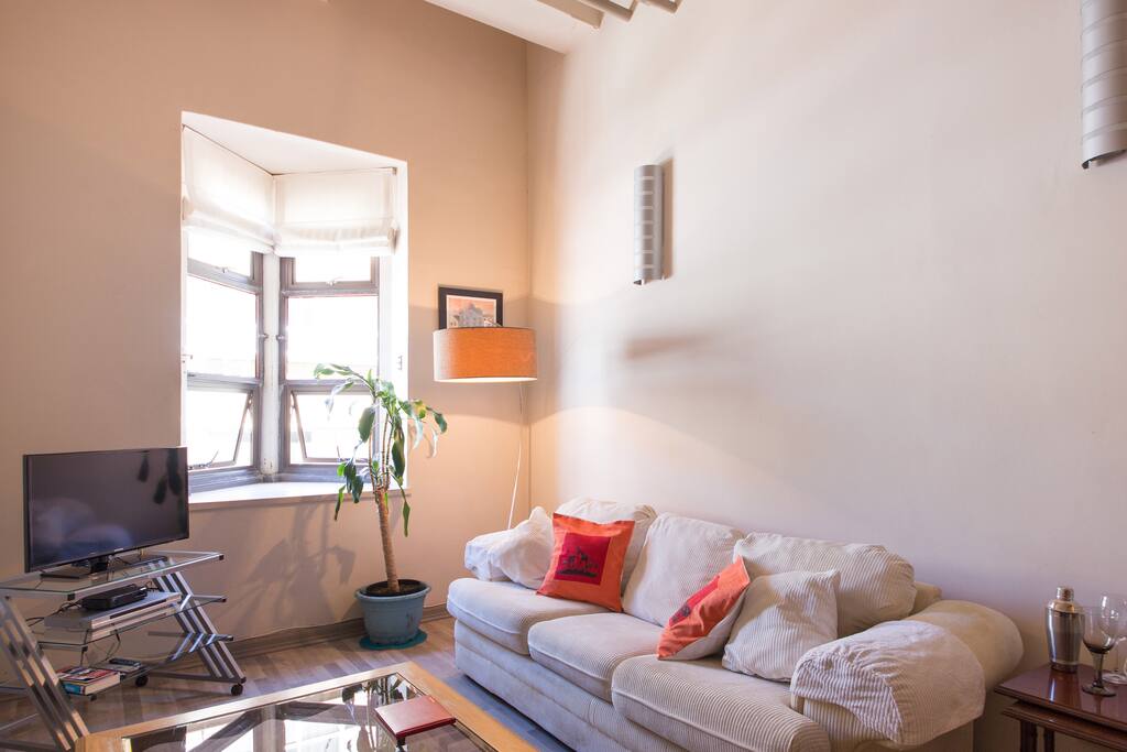 Spacious and comfortable living room area