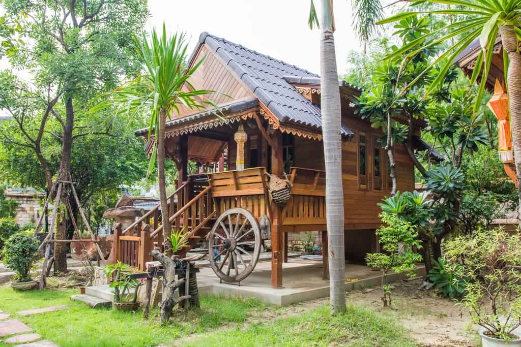 Wood house