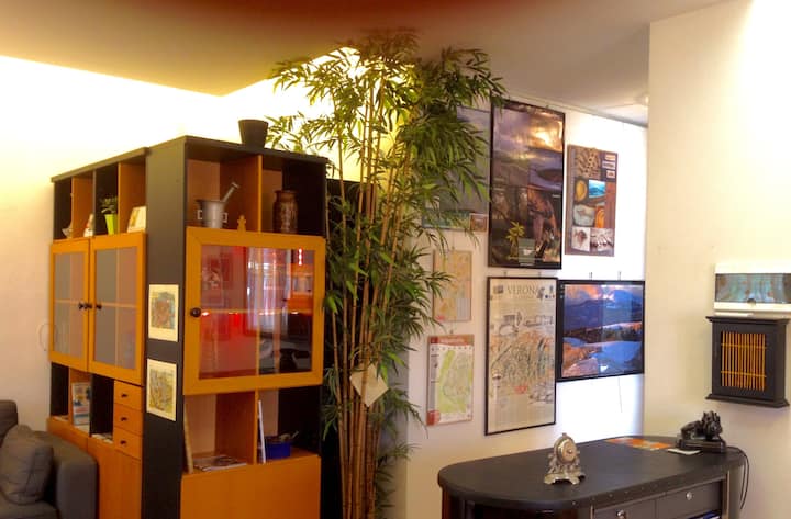 L'entrée de l'espace de vie