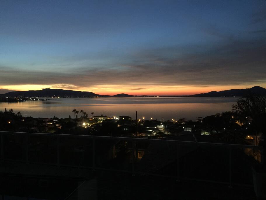 Vista espetacular do amanhecer