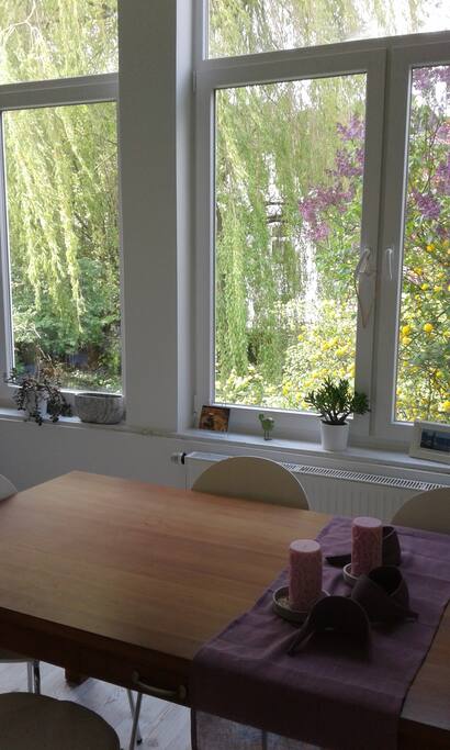 Eßbereich im Wintergartenzimmer