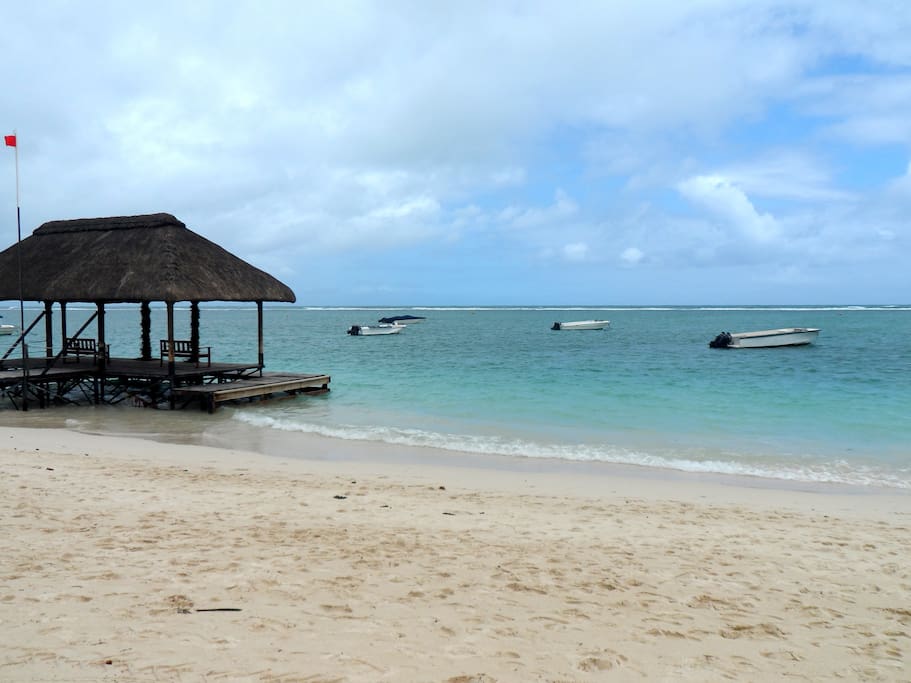 The beach