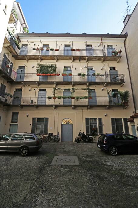 Typical Milanese Court-yard
