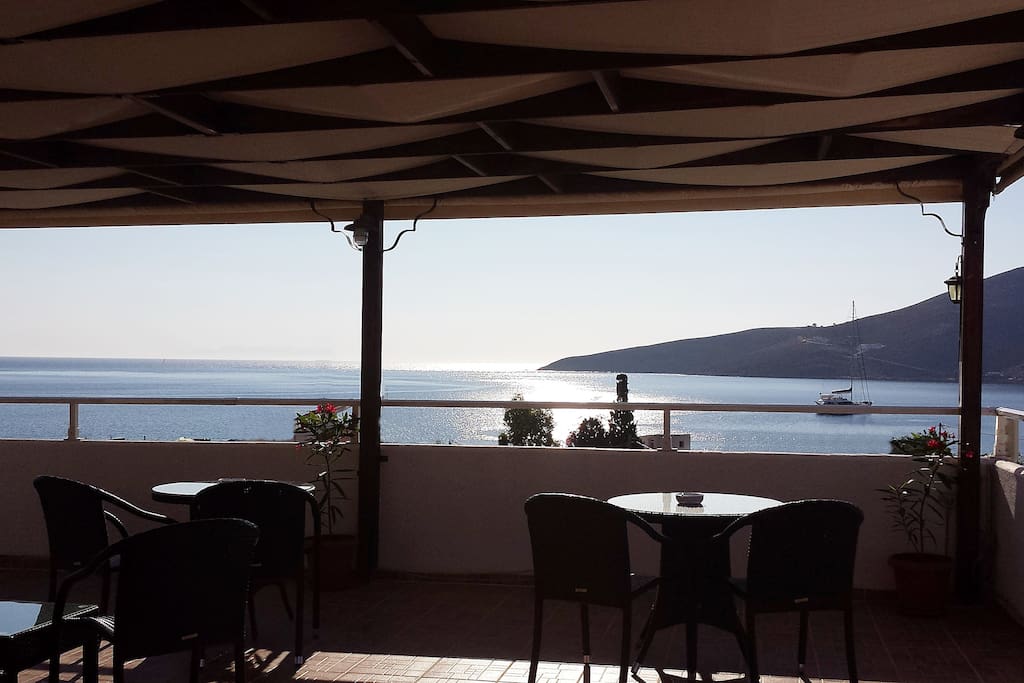 Roof terrace.