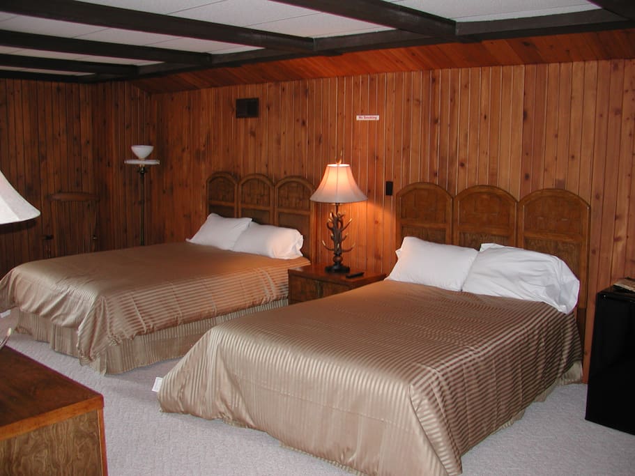 This room faces the lake with a private balcony